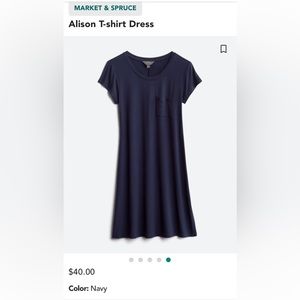 Market & Spruce T-Shirt Dress (medium).  Brand new with tags still!